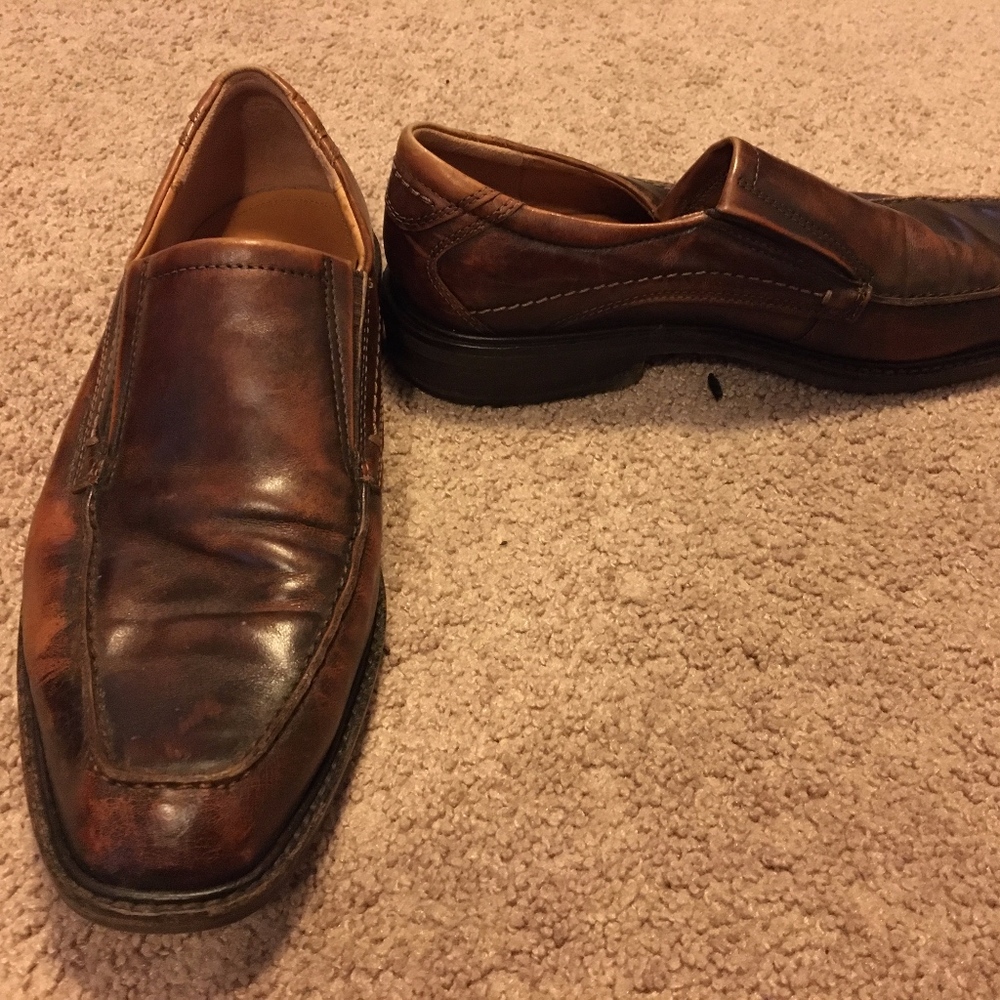 Ecco Brown Mens Dress Shoe
